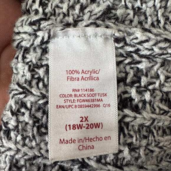 Faded Glory Knit Button Up Long Cardigan Size 2X - Picture 8 of 9